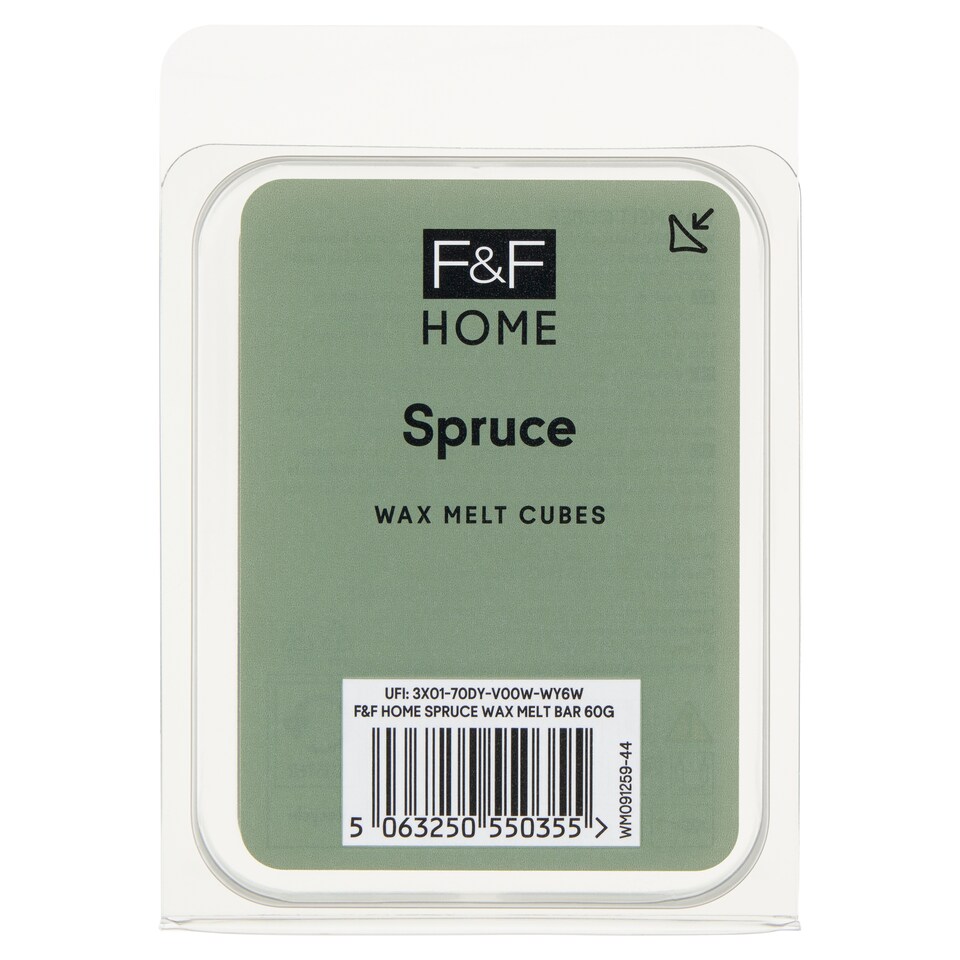image 1 of F&F Home Spruce Wax Melt Cubes 60g