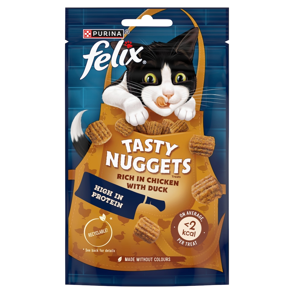 image 1 of Felix Tasty Nuggets for Cats Chicken & Duck 50g