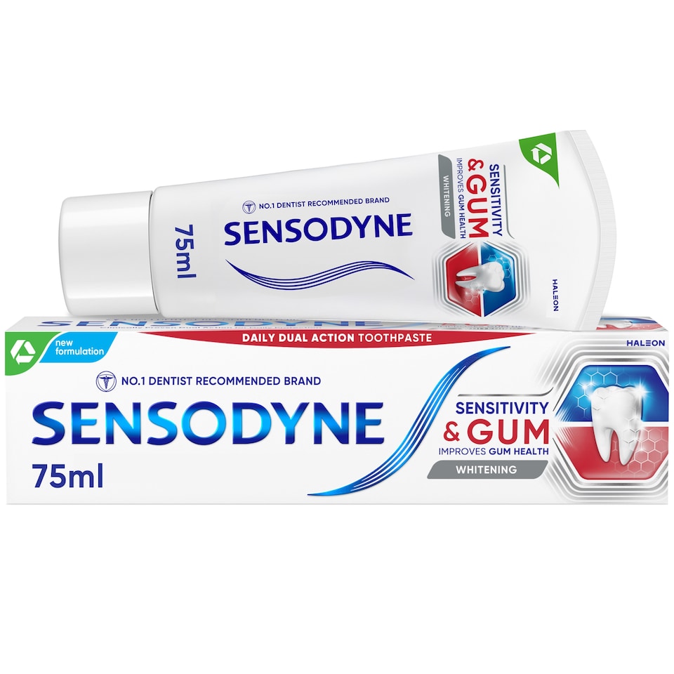 image 1 of Sensodyne Toothpaste Sensitivity & Gum Whitening 75ml