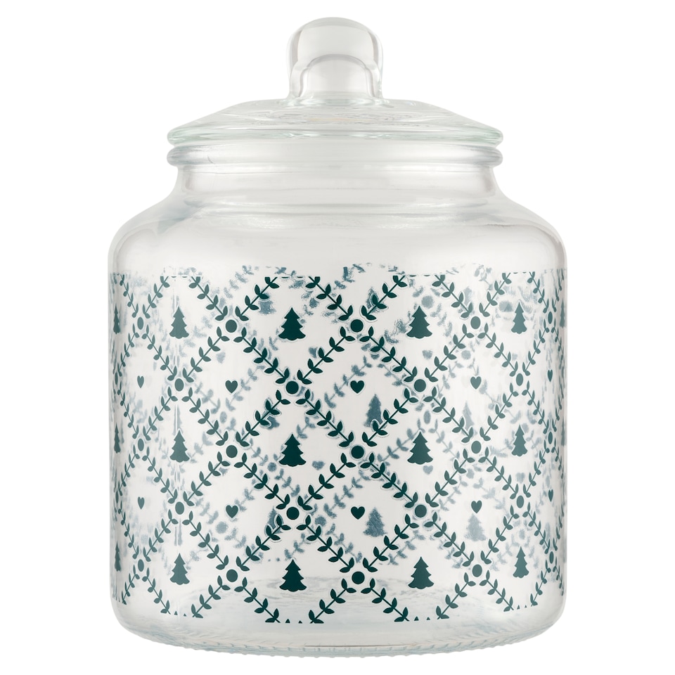 Tesco Dóza vánoční sklo 1,8 l