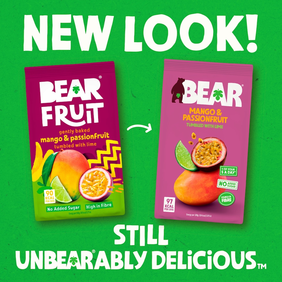 image 1 of BEAR Fruit Dried Mango & Passion Fruit 85g