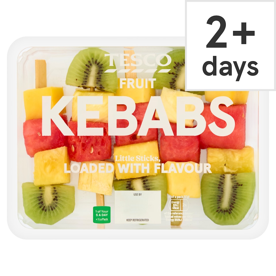 Tesco Fruit Kebabs 290G