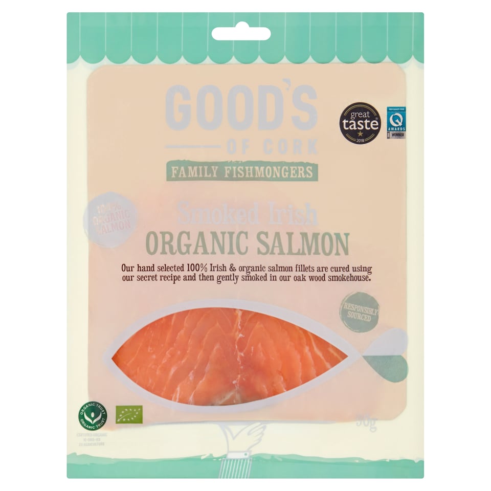 Mr Good's Smoked Irish Organic Salmon 100G