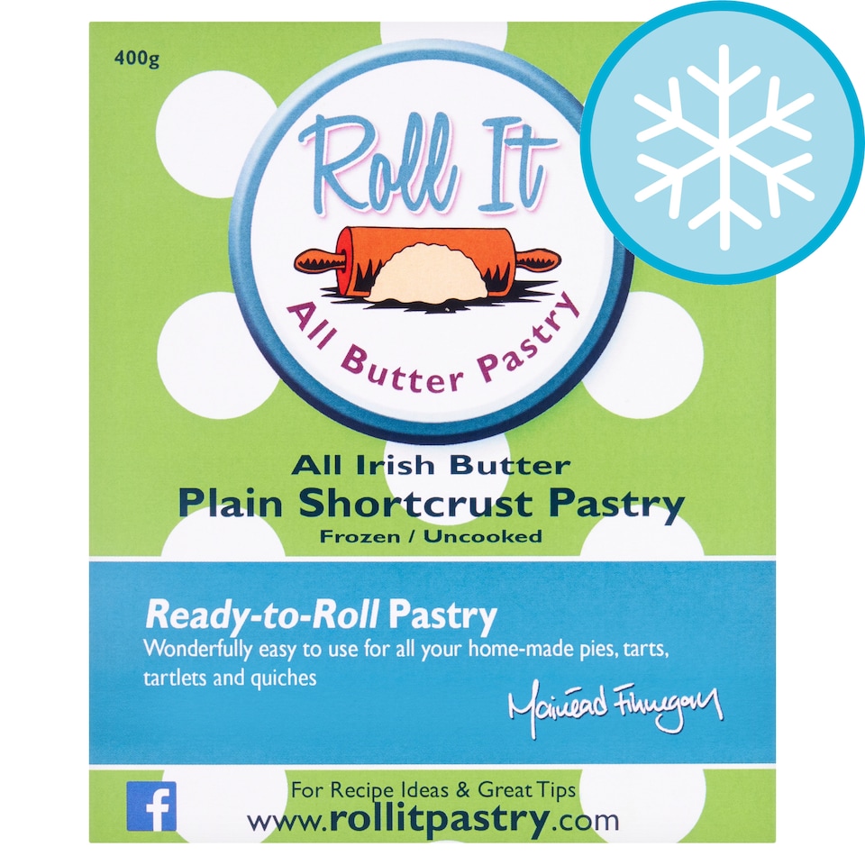 Roll It All Irish Butter Plain Shortcrust Pastry 400g