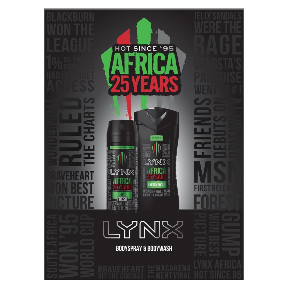 image 1 of Lynx Africa 25 Years Duo Gift Set
