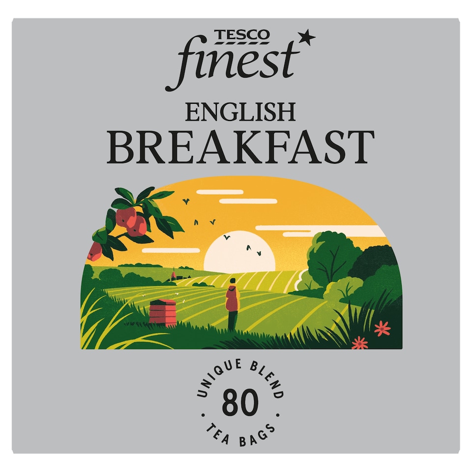 Tesco Finest 80 English Breakfast Tea Bags 250g