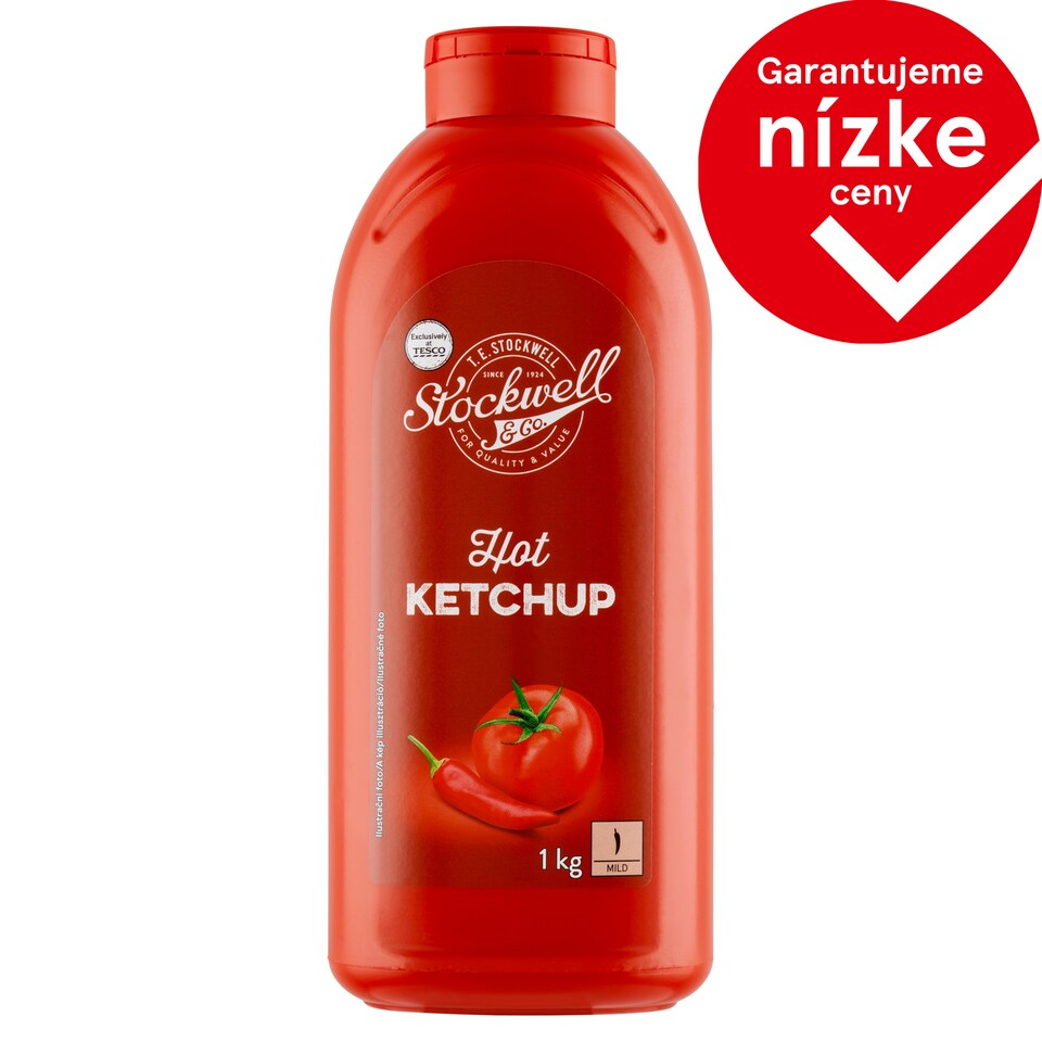 Stockwell & Co. Kečup jemne pálivý 1 kg