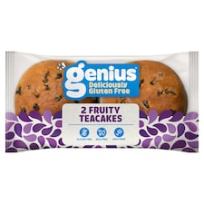 Genius Gluten Free Fruity Teacakes 2 Pack