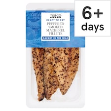 Tesco Peppered Smoked Mackerel Fillets