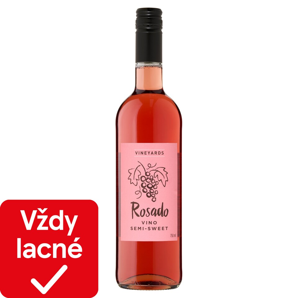 Vineyards Dunántúli cuvée ružové víno polosladké 750 ml