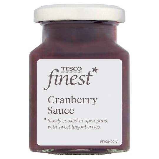 Tesco Finest Cranberry Sauce 220G Tesco Groceries