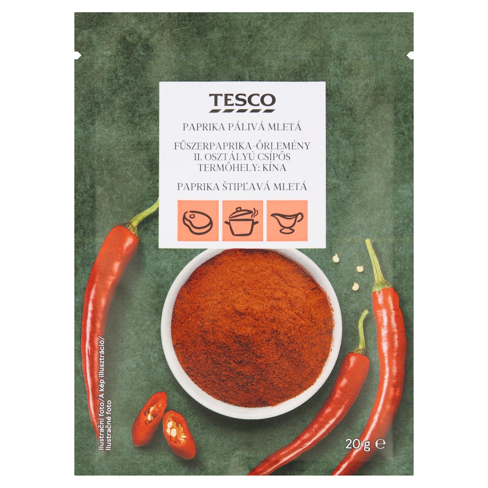 Tesco Paprika štipľavá mletá 20 g