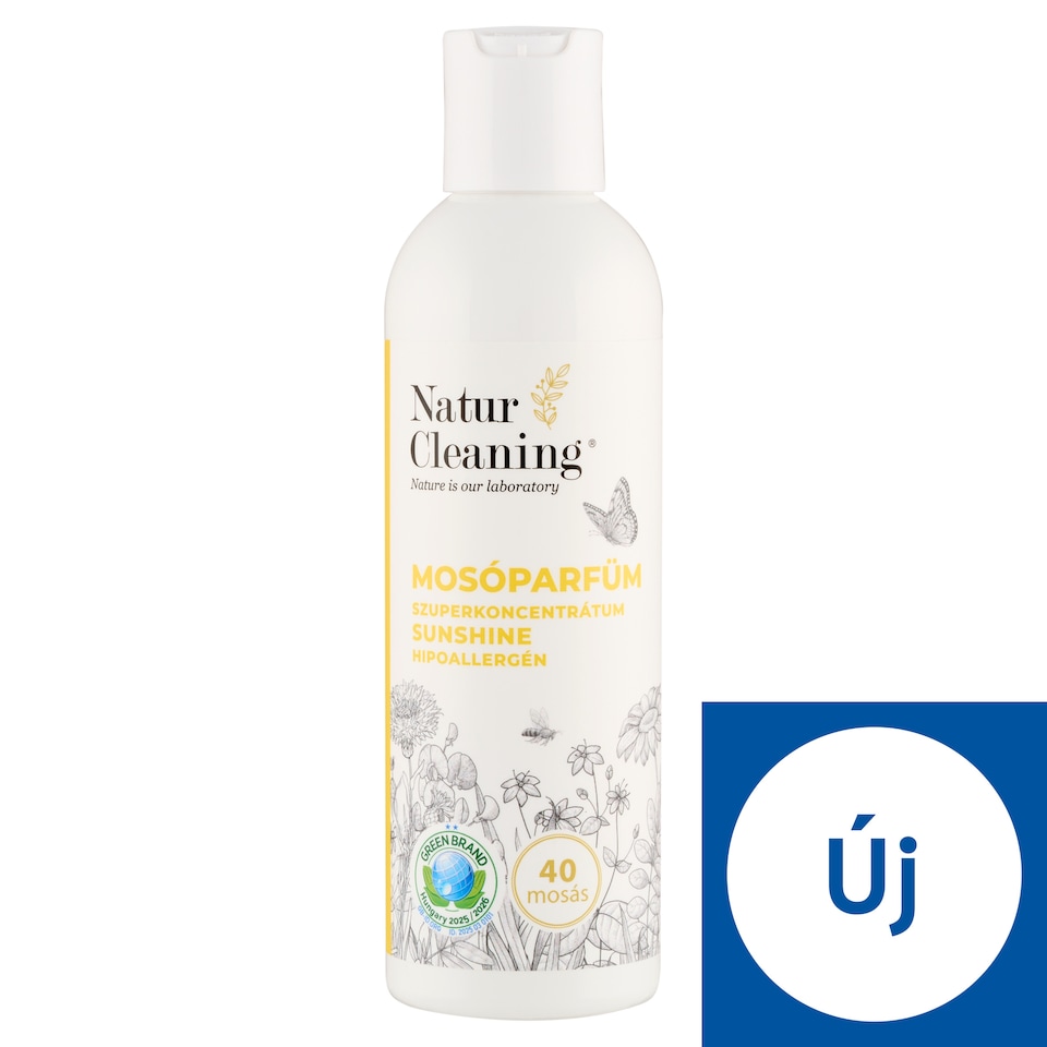 Natur Cleaning Sunshine hipoallergén mosóparfüm szuperkoncentrátum 40 mosás 200 ml