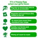 image 3 of Happy Egg Co. Free Range Eggs Mixed Weight 6 Pack