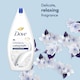 image 3 of Dove Caring Bath Indulging Cream Bath Soak Bubble Bath 450ml