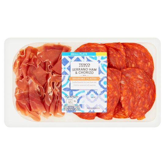 Tesco Serrano Ham & Chorizo 110G