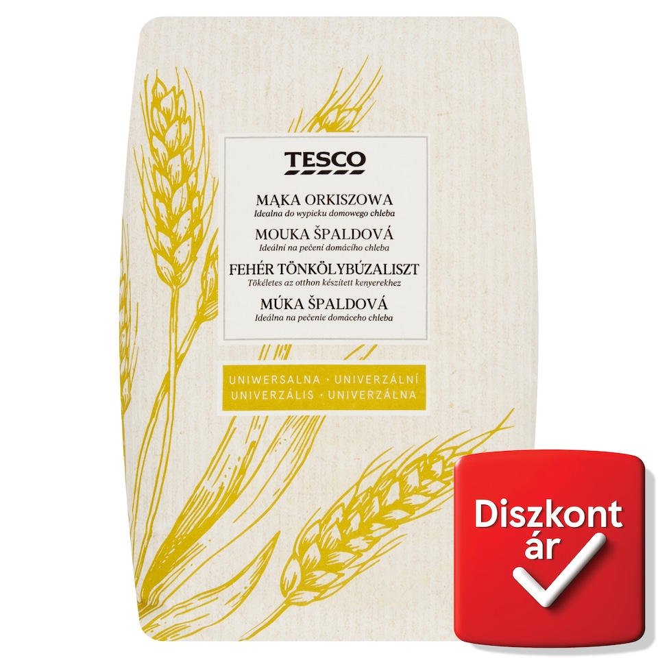 Tesco fehér tönkölybúzaliszt 1 kg