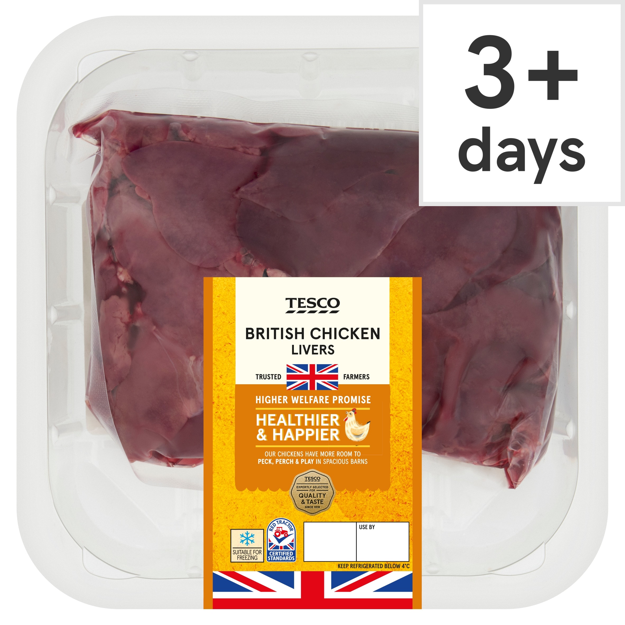 Tesco Fresh Chicken Livers 380G