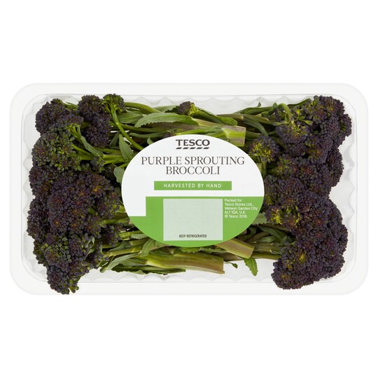 Tesco Purple Sprouting Broccoli 200G Tesco Groceries