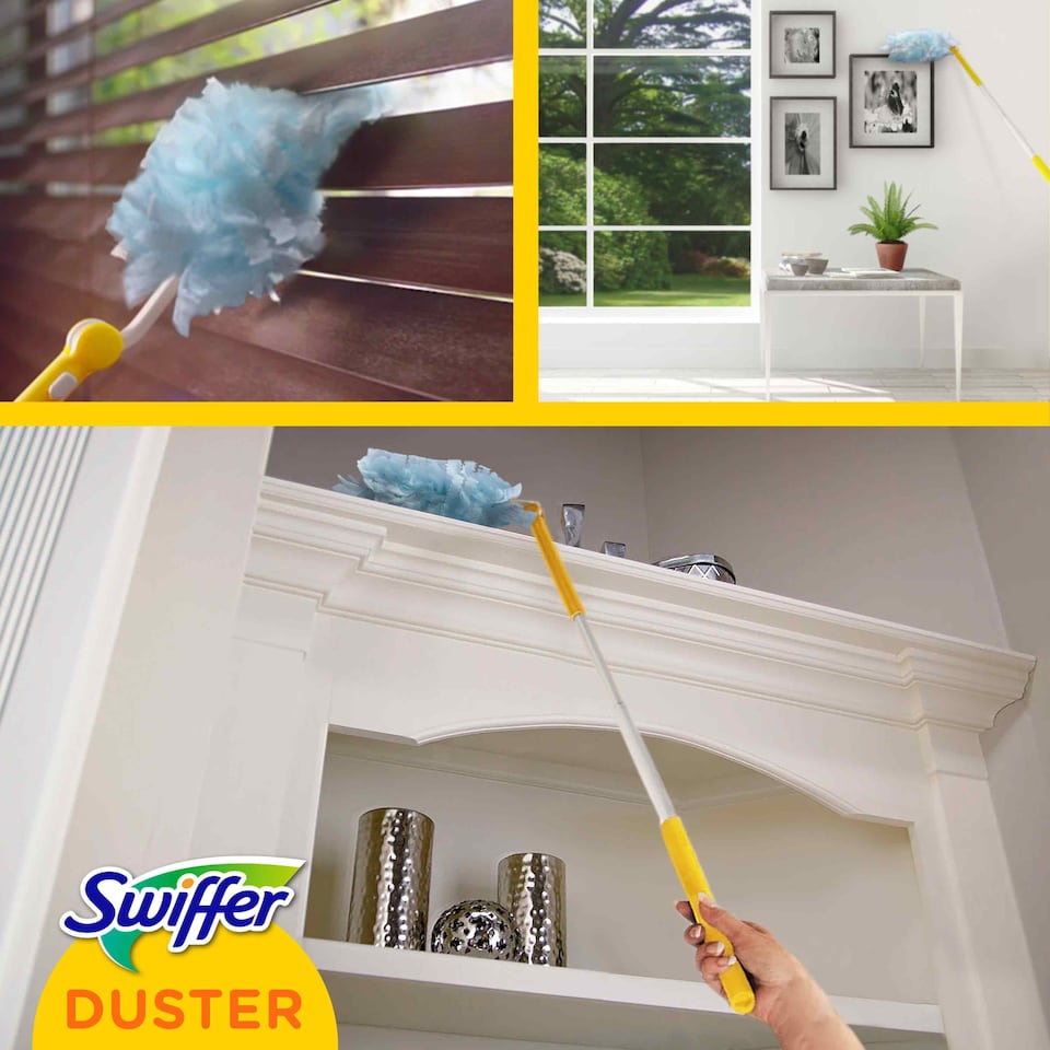 image 1 of Swiffer Trap & Lock Súprava XXL Prachovky (1 Rukoväť + 2 Náhradných Prachoviek)