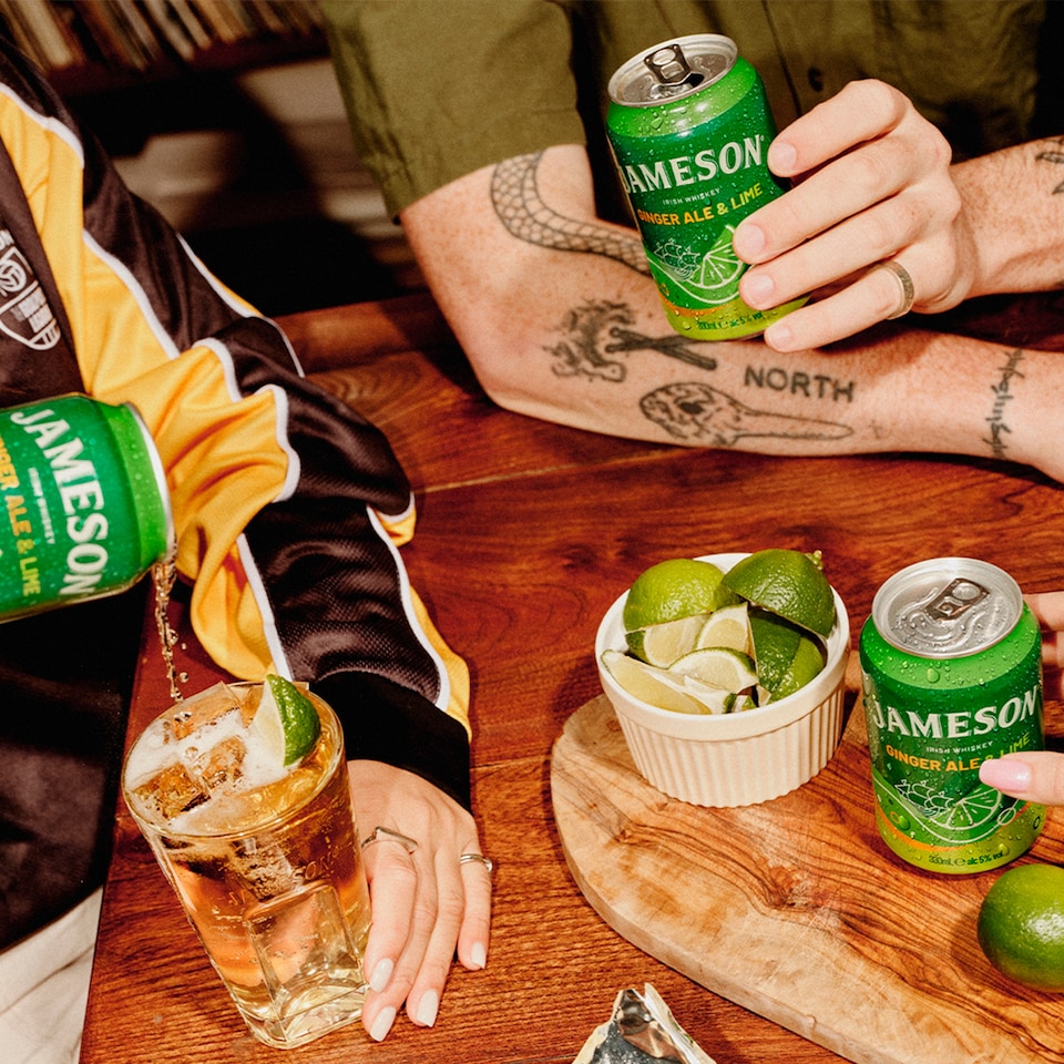 image 1 of Jameson Irish Whiskey Ginger Ale & Lime 330ml