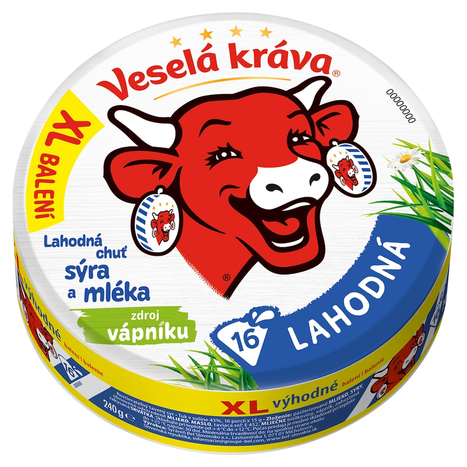 Veselá Kráva Delicious Spreadable Processed Cheese 240 g