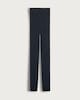 image 3 of F&F Velvet Footless Tights in Grey