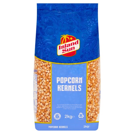 Island Sun Pop Corn Kernels 2Kg Tesco Groceries