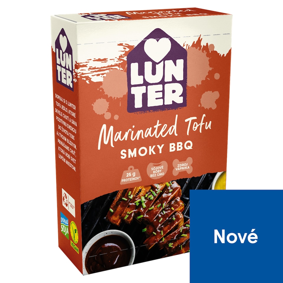 LUNTER Marinované tofu Smoky BBQ 180g