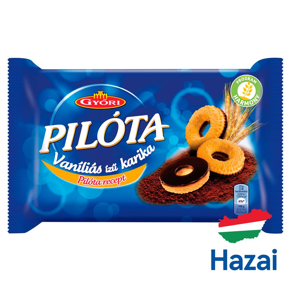 Győri Pilóta Vanilla Rings 150 g