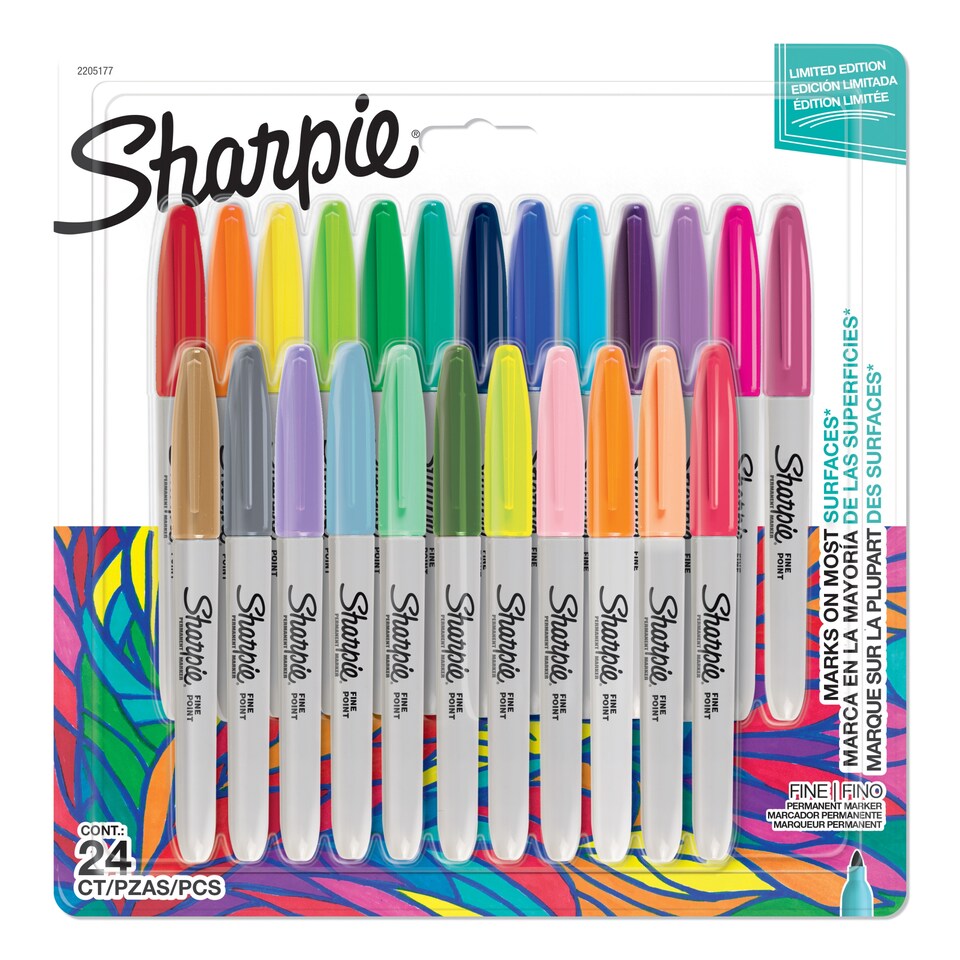 image 1 of Sharpie Stained Glass 24PK