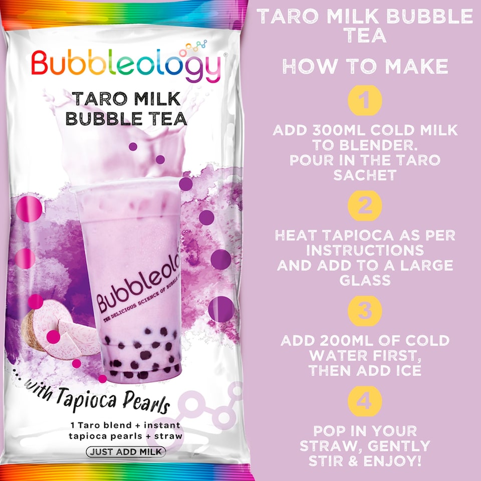 image 1 of Bubbleology Taro Milk Bubble Tea 75G