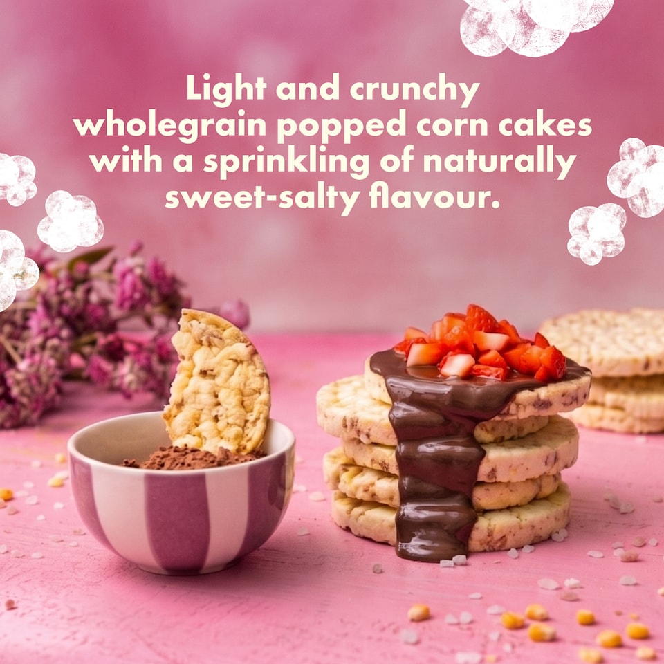 image 1 of Kallo Sweet & Salty Popped Corn Cakes 125g