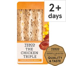 Tesco Chicken Triple Sandwich