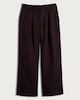 image 4 of F&F Double Pleat Wide Leg Trousers in Brown