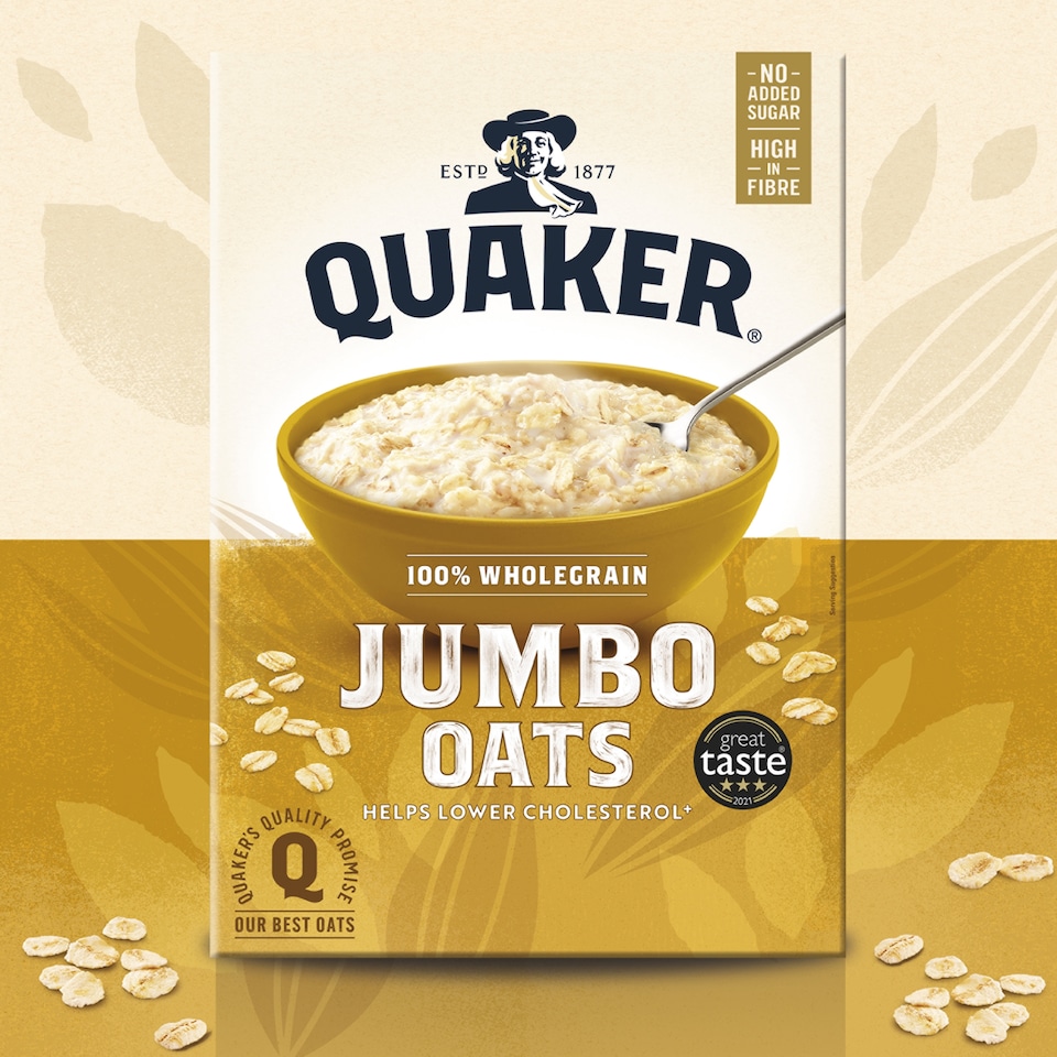 image 1 of Quaker Jumbo Porridge Oats 1kg