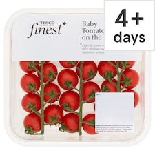 Tesco Finest Baby Tomatoes on the Vine 400g