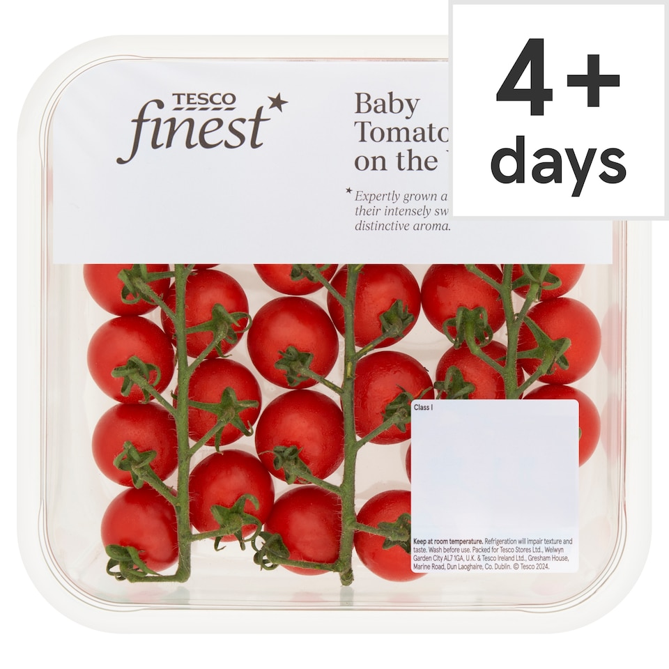 image 1 of Tesco Finest Baby Tomatoes on the Vine 400g