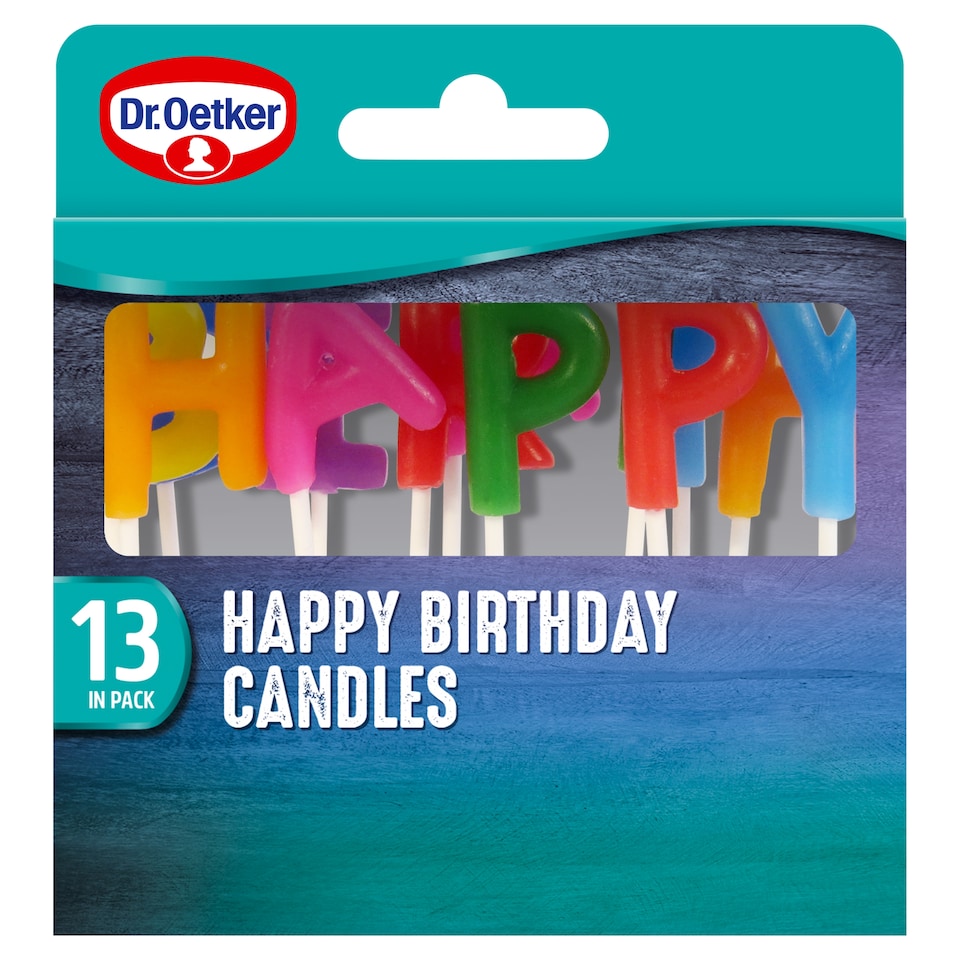 Dr Oetker Happy Birthday Candles
