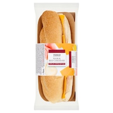 Tesco Ham & Red Cheddar Sub 149G
