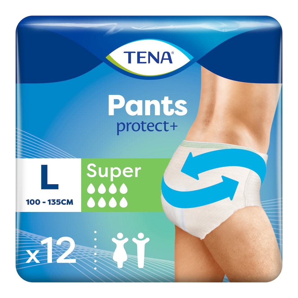 image 1 of TENA Incontinence Pants Super Size Large 12 pack