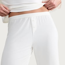 F&F CoolEase™ Modal Rich Wide Leg Pyjama Bottoms in Cream