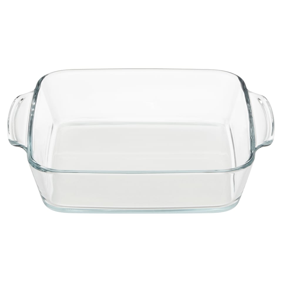 Tesco Glass Square Roaster 21 Cm