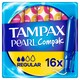 Tampax Compak Pearl Regular Applikátoros Tampon, 16 db  1. kép