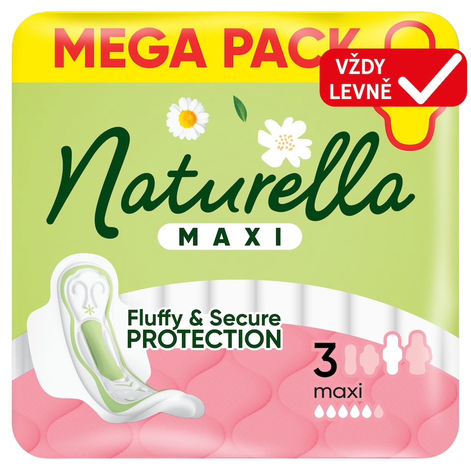 image 1 of Naturella Maxi Maxi size 3 Pads With Wings, 16