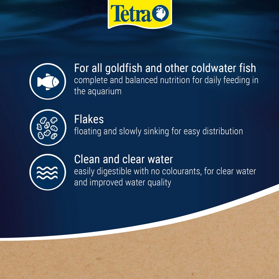 image 1 of Tetra Goldfish Flakes 100ml