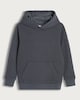 image 5 of F&F Boys Diamond Textured Kangaroo Pocket Hoodie in Grey
