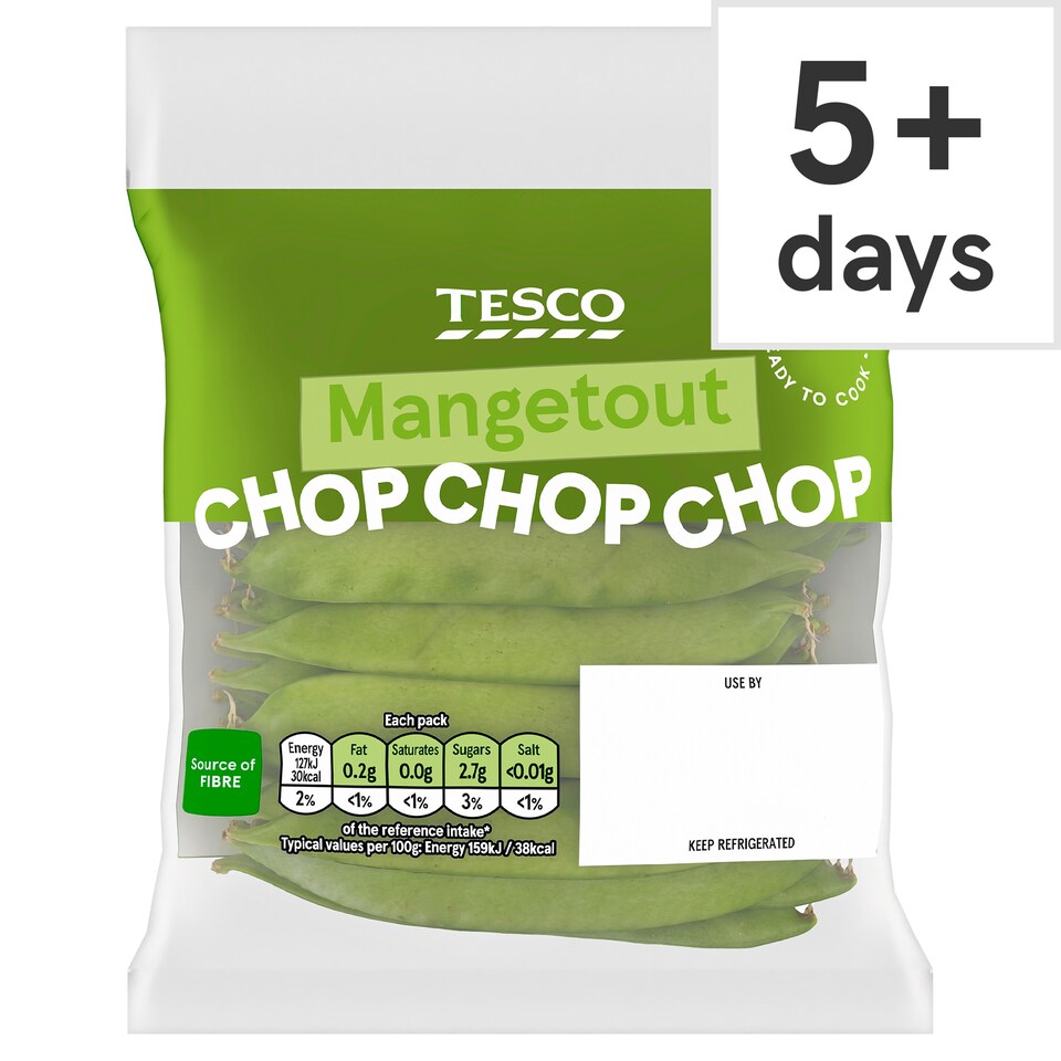  Tesco Mangetout 80g