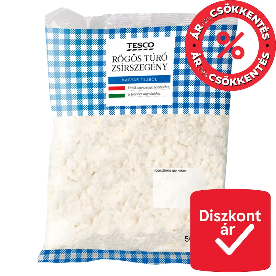 Tesco Low-Fat Cottage Cheese 500 g