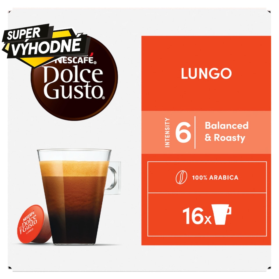 image 1 of NESCAFÉ Dolce Gusto Lungo - Coffee Capsules - 16 pcs